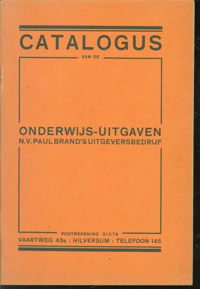 n.n. - Catalogus van de onderwijs uitgaven ( fondscatalogus)