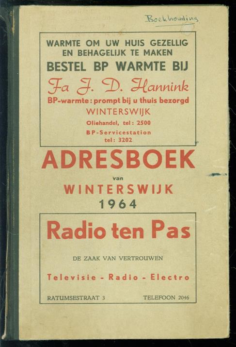 N.N. - Adresboek van Winterswijk 1964