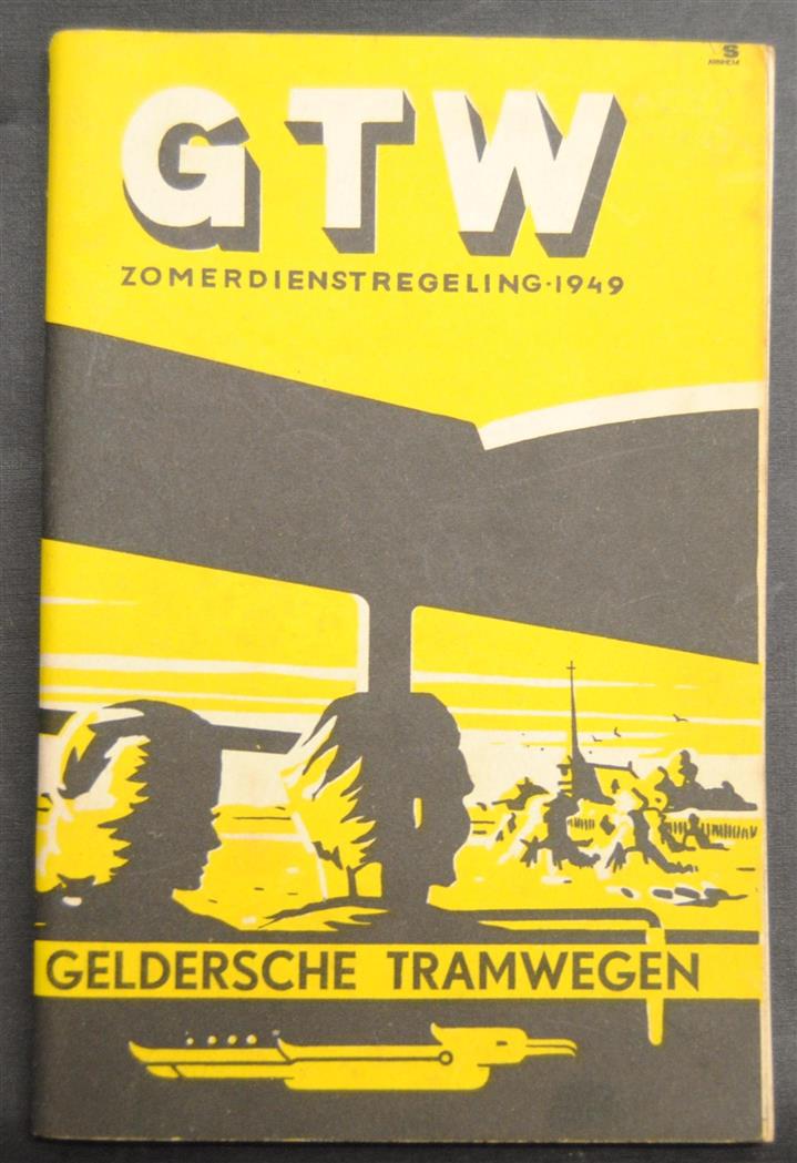 n.n. - Gelderse tramwegen ( GTW ) zomer dienstregeling 1949