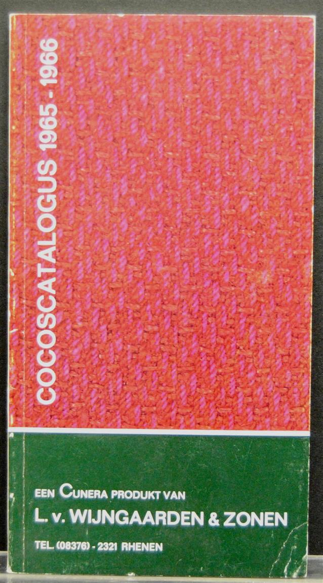 n.n. - Cocoscatalogus 1965 - 1966  (= cocosmatten )( Sales catalogue on cocos carpets )