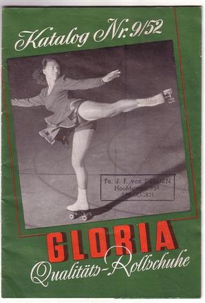 n.n. - ( Sale catalogue ) Katalog nr 9 / 52 Gloria qualitts Rollschuhe. = Catalog nr 9/52 Gloria High Quality roller skates.
