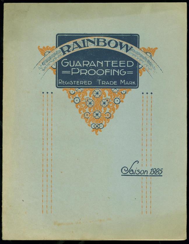 n.n. - ( Catalogue ) Rainbow - catalogue des tissus de the Rainbow Waterproof Co