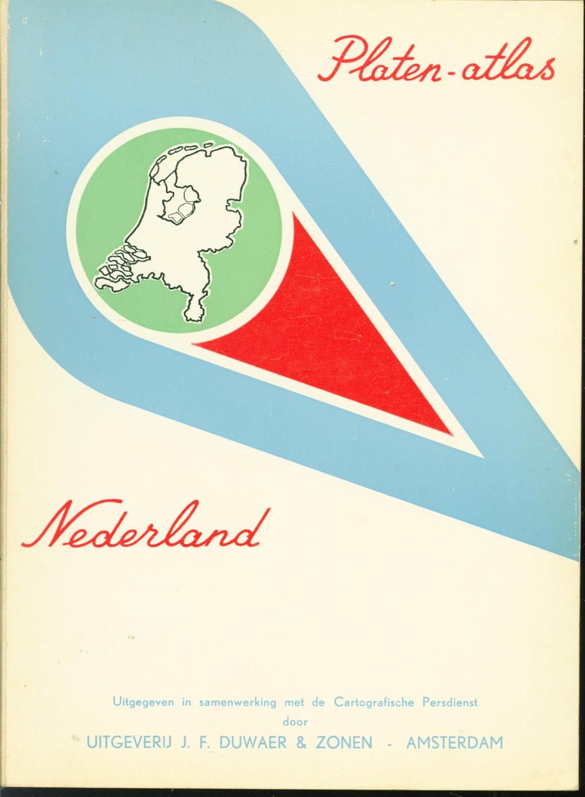Nieuwland, P.J., Cartografische Persdienst, Den Haag - Platen-atlas Nederland,