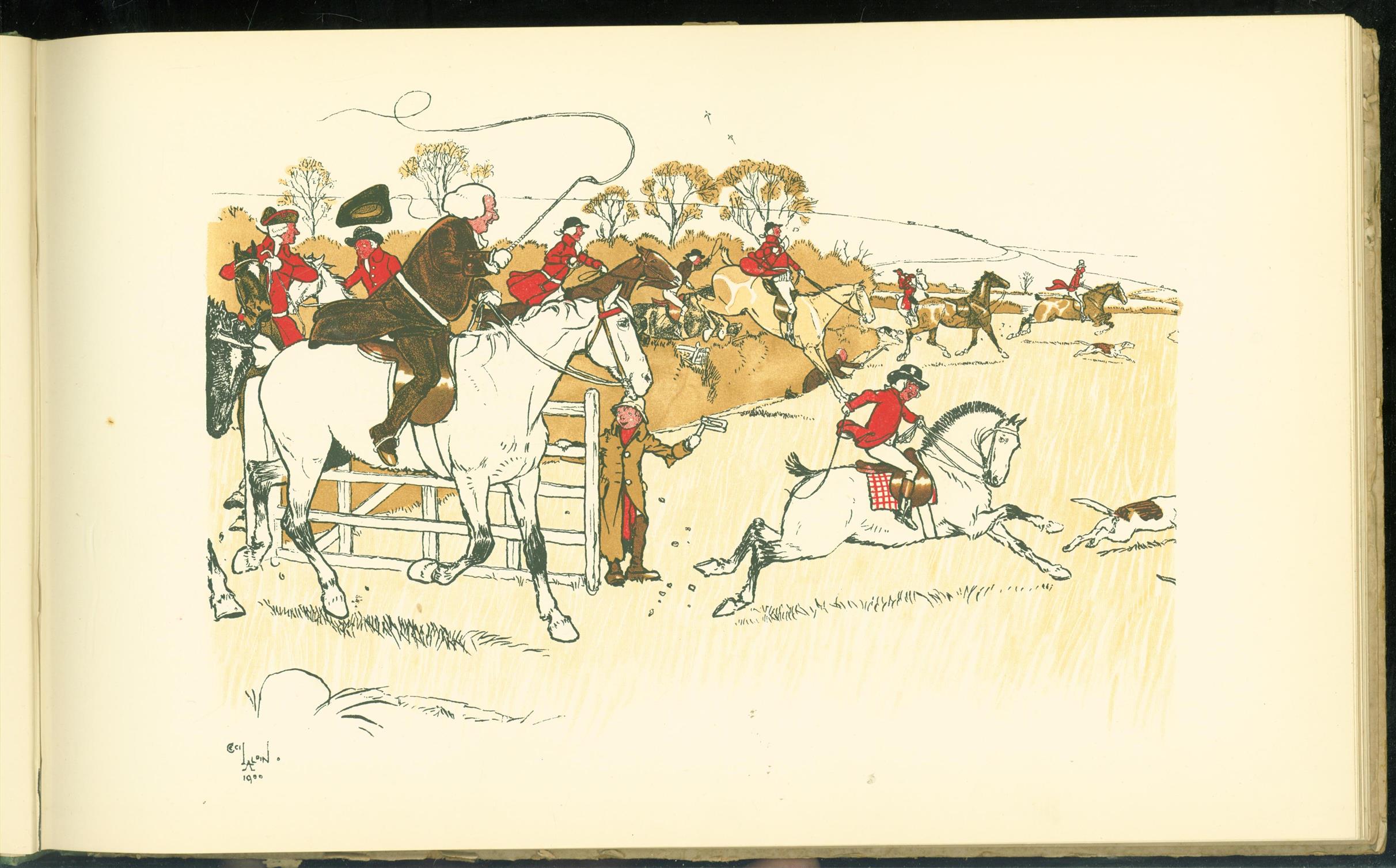 Cecil Aldin, Henry Fielding - A sporting garland