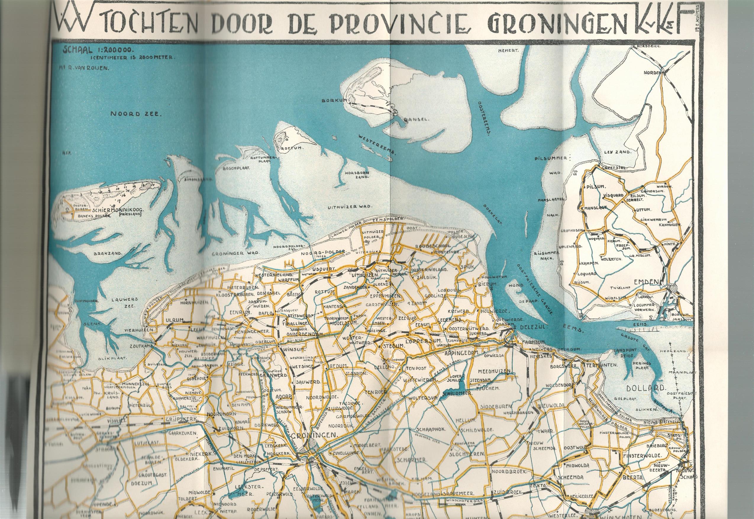 n.n - (PLATTEGROND / KAART - CITY MAP / MAP) Kastelen- en klederdrachtenkaart van Nederland