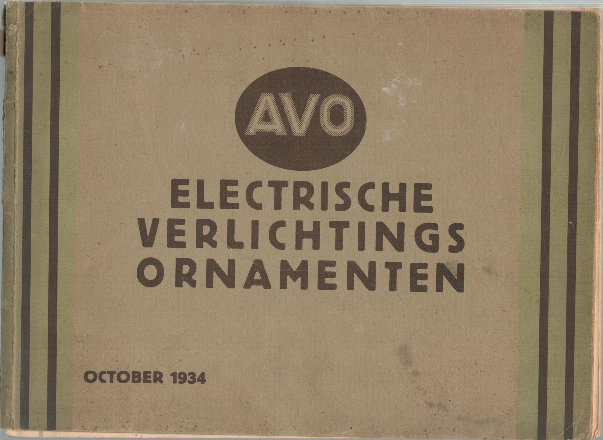 n.n - (BEDRIJF CATALOGUS - TRADE CATALOGUE) Electrische verlichtings ornamenten