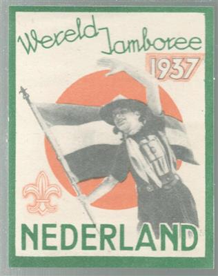 n.n - (SLUITZEGEL - POSTER STAMP) Wereldjamboree 1937