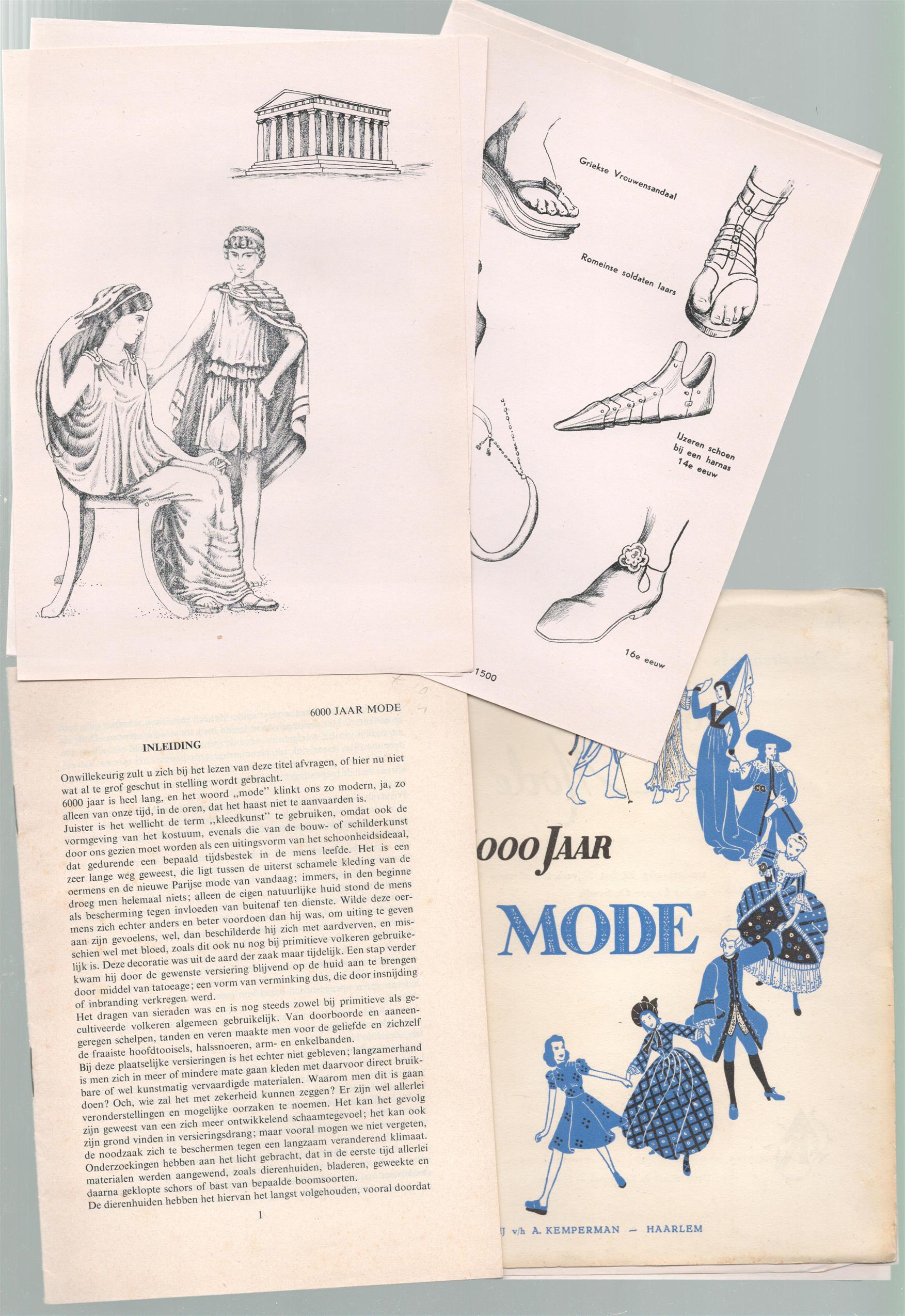 C.Boele van Hensbroek , W.L.P. burger, W.M.H. Elffrich, S.H. Hoyte Veder-de Glee - 6000 jaar mode.