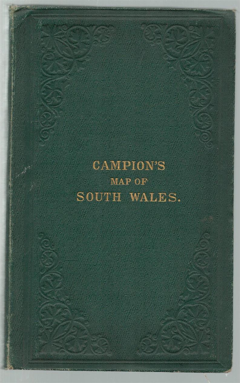 n.n - (PLATTEGROND / KAART - CITY MAP / MAP) Campions map of collieries, iron works, railways and stations in the mineral district of South Wales.
