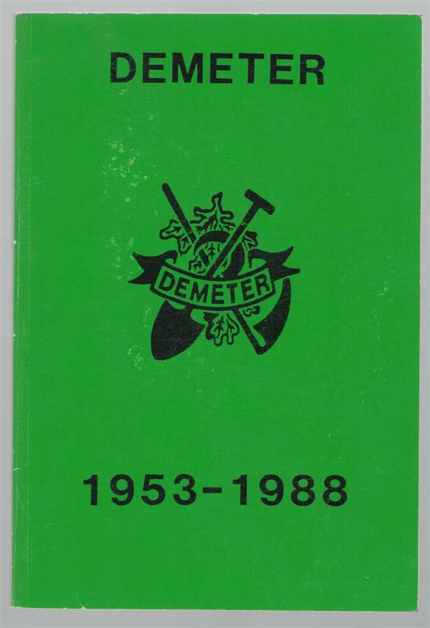 Marijke Eering - Demeter: een jubileumboek, 1953-1988