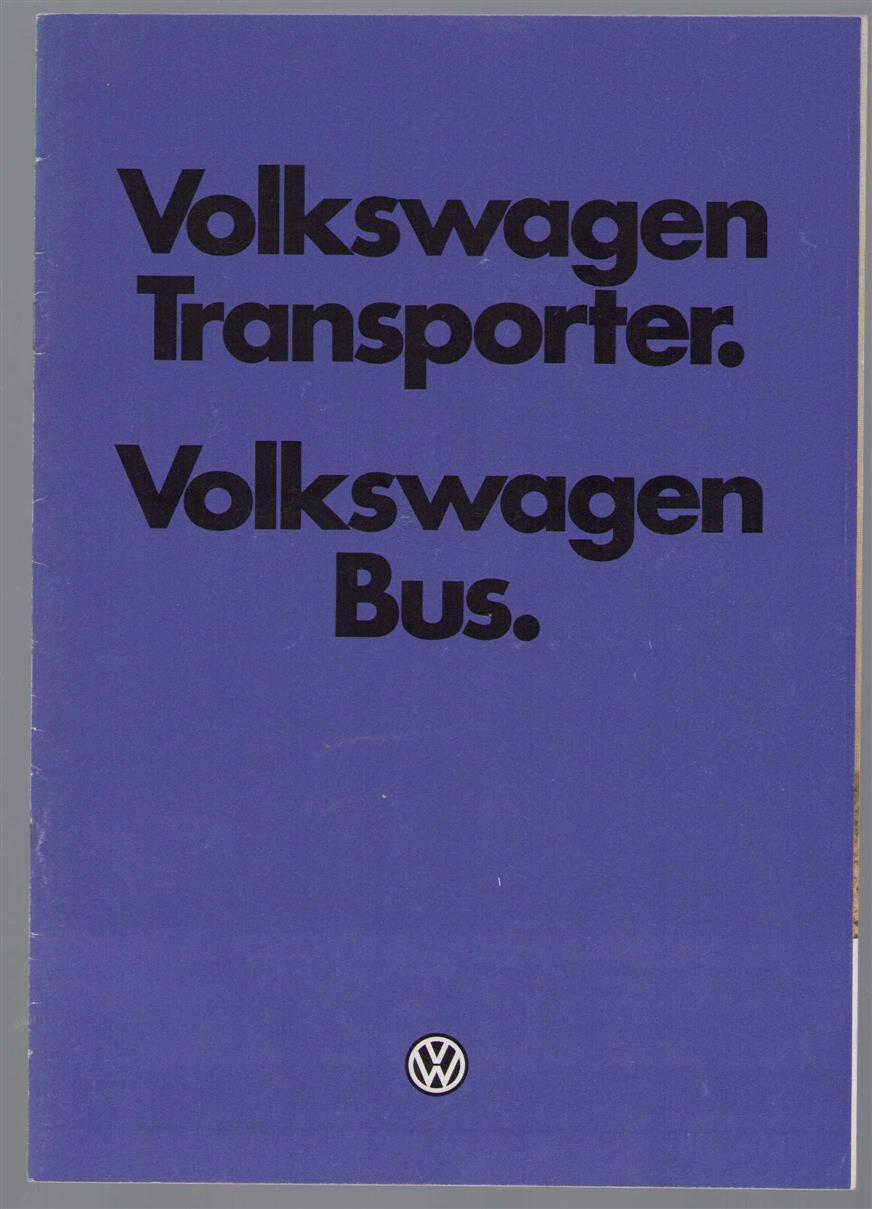 n.n - (AUTO FOLDER - CAR BROCHURE) volkswagen transporter volkswagen bus ( T3)