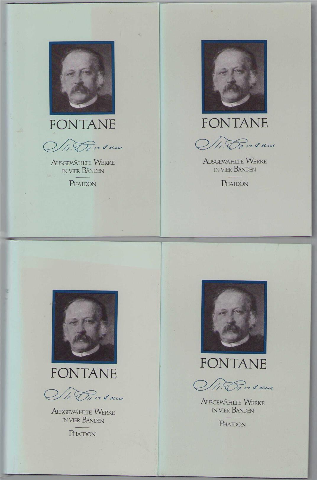 Ausgewahlte Werke in vier Banden - Theodor Fontane