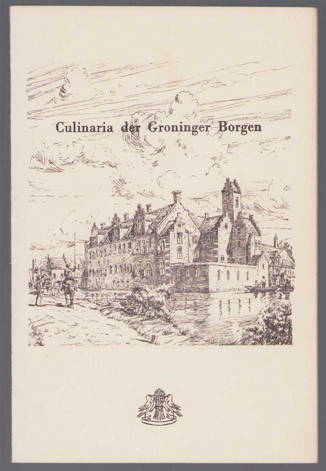 n.n - Culinaria der Groninger Borgen, Regentschap Pragmaticum Illustre
