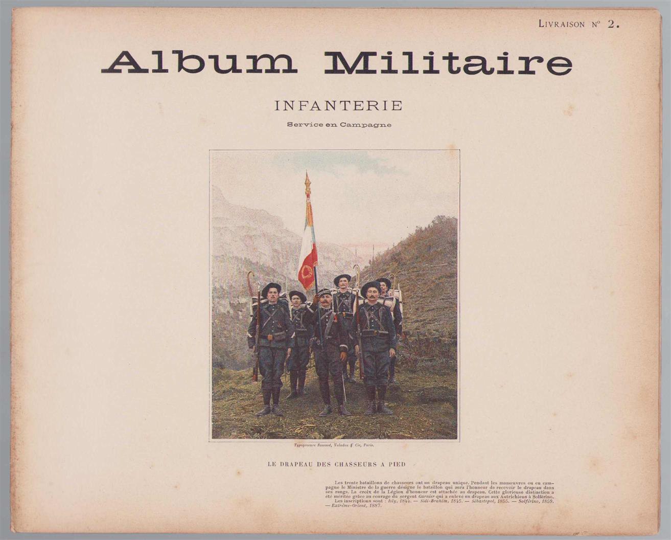 n.n - Album militaire de l'Armee francaise. Infanterie Service en Campagne