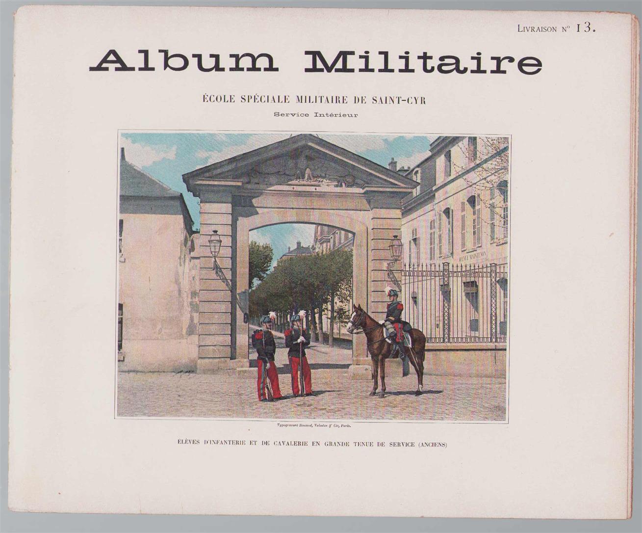 n.n - Album militaire de l'Armee francaise. Ecole speciale militaire de Saint-Cyr