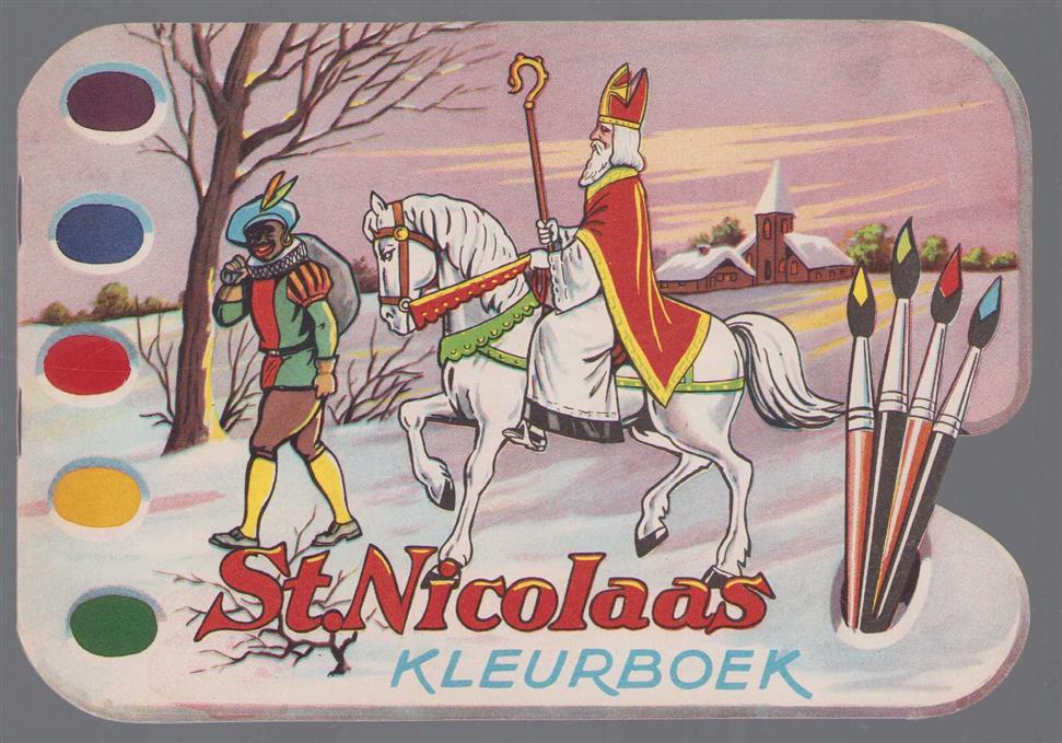 n.n - St. Nicolaas kleurboek (met ingesloten verfkaart)