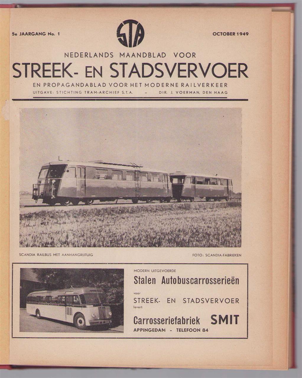 n.n - 5e jaargang - Nederlands maandblad voor streek- en stadsvervoer: propagandablad voor het moderne railverkeer.