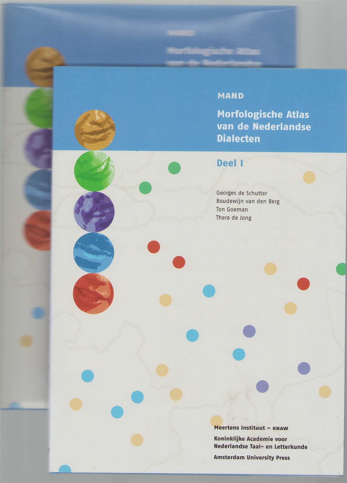 n.n - Morfologische Atlas van de Nederlandse Dialecten, deel I en II (MAND)