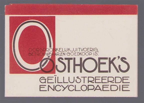 n.n - (BROCHURE) Promotie brochure voor Oosthoeks geillustreerde encyclopedie