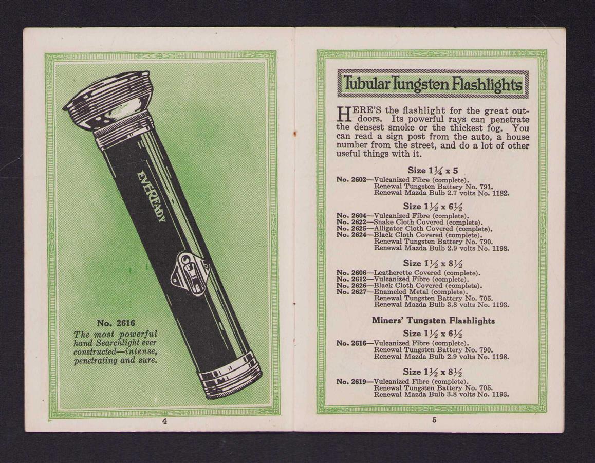 n.n - (BEDRIJF CATALOGUS - TRADE CATALOGUE) 101 uses for an ever Ready (flashlight)